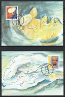 Greenland 2002.  Greenlandic Heritage Site. Michel 379 - 380  Maxi Cards. - Maximum Cards