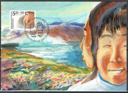 Greenland 2005. 50 Anniv Assosiation Protects The Children . Michel 437 Maxi Card. - Cartes-Maximum (CM)