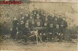 CARTE PHOTO : MONTMORT-LUCY MONTEMONT ? 43e REGIMENT ARTILLERIE MITRAILLEUSE GUERRE MILITARIA 51 MARNE - Montmort Lucy