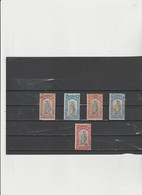 San Marino  1918 -  (Sassone) 5 Valori Usati Della Serie "Pro Combattenti" - Used Stamps