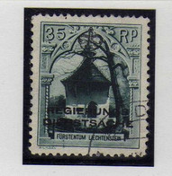Liechtenstein -1932 - Service - 35 R. Surcharge -  Oblitere - Dienstzegels
