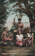 Tahiti - Indigenes De Tahiti - F Homes - Colorisée Et Animée - Carte Postale Ancienne - Tahiti