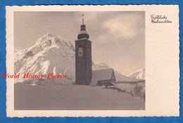 CPA Photo - LECH Am ARLBERG ( Austria ) - Kirche - 1931 / 1932 - Montagne Vorarlberg Architecture Frohliche Weihnachten - Zürs