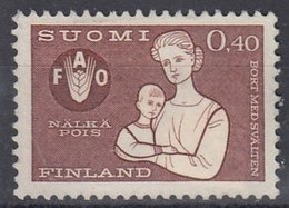 FINLAND 569,unused,falc Hinged - Against Starve