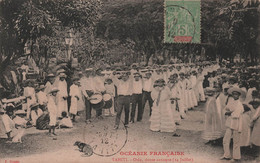 Tahiti - Otea - Danse Canaque - 14 Juillet - Carte Postale Ancienne - Tahiti