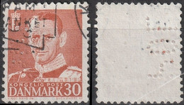 DANEMARK  DANMARK 321 (o ) Perforés Perforé Perfin Lochung - Variétés Et Curiosités