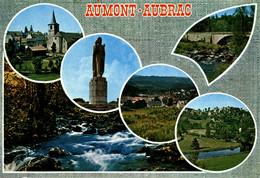 N°38112 Z -cpsm Aumont Aubrac -multivues- - Aumont Aubrac