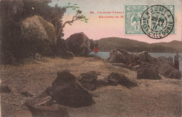 Nouvelle Caledonie - Environs De Noumea - Sur Les Rochers - Colorisée - Carte Postale Ancienne - Nueva Caledonia