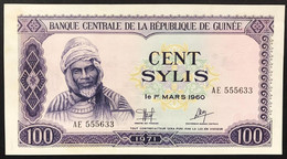 Guinea Guinee  100 Francs 01 03 1960 KM#19 Sup/fds  Lotto 4419 - Guinea