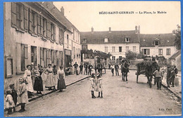 02 - Aisne - Bezu Saint Germain - La Place - La Mairie (N12004) - Autres & Non Classés