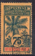 HAUT SENEGAL NIGER Timbre-poste N°14 Oblitéré TB Cote : 16€00 - Usados