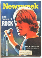 Revue Magazine US NEWSWEEK 04/01/1971 Mick Jagger (ROLLING STONES) The Future Of Rock - Divertimento