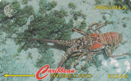 TARJETA DE ANGUILLA DE UNA LANGOSTA (LOBSTER) 182CAGA - Anguila