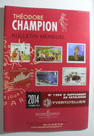 BULLETIN MENSUEL DE THEODERE CHAMPION 2014 (YVERT TELLIER) OCTOBRE 2013 - Nº 1298 - Francia