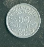 50 Centimes Type Francisque Année 1942 - Pia7703 - 50 Centimes