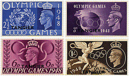 29146 MNH TANGER. Ocupación Britanica 1948 14 JUEGOS OLIMPICOS VERANO LONDRES 1948 - Britische Bes. MeF