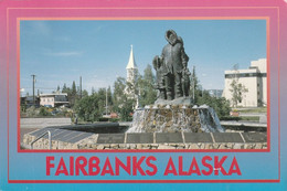 Fairbanks, Alaska The "Our Place Is Here" Monument Created By Artist Malcolm Alexander - Fairbanks