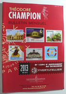 BULLETIN MENSUEL DE THEODERE CHAMPION 2013 (YVERT TELLIER) MAI 2013 - Nº 1294 - France