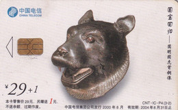 TARJETA DE CHINA CON LA CABEZA DE UN PERRO (CAN-DOG) - Chiens