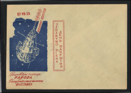 RUSSIA USSR Private Envelope LITHUANIA VILNIUS VNO-klub-029-2 Philatelic Exhibition Space Exploration Satellite - Locales & Privées