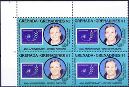 Grenada Grenadines 1985 MNH Blk, Neil Armstrong, Space, Lt Up Corner - North  America