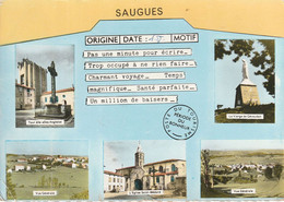 Saugues (43 - Haute Loire) Multivues - Télégramme - Saugues