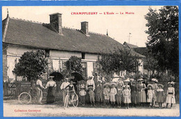 10 - Aube - Champfleury - L'Ecole - La Mairie (N12066) - Andere & Zonder Classificatie