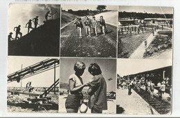 Macédoine Skopje Brigade Communiste Jeunesse Aide Travaux  A La Construction Des Cités Provisoires évenement 1963 Gare - Macedonia Del Norte