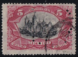 Mexique N°189 - Perforé - Oblitéré - B/TB - Mexico