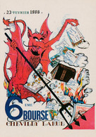 CPM Bourse Et Salon 1986 (91) CHEVILLY LARUE Diable Devil Teufel Diavolo Duivel Tirage Limité Illustrateur - Bourses & Salons De Collections