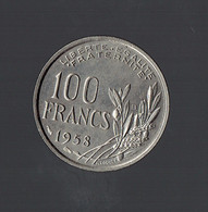 COCHET 4e REPUBLIQUE - 100 F 1958 B - SUP A NEUVE - 100 Francs