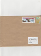 Spagna 2023 - Busta X L'Italia Affrancata Con 2 Stamps - Lettres & Documents