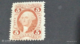 USA-1865-75  5C-   FİSCAL DAMGALI - Altri & Non Classificati