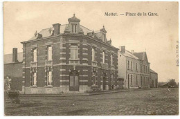 METTET - Place De LaGare. Oblitération Mettet Vers Charleroi. - Mettet