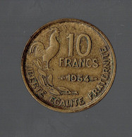 GUIRAUD 4e REPUBLIQUE - 10 F 1954 - TTB+ - 10 Francs