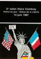 CPM Bourse Salon 1987 (28) ILLIERS COMBRAY Statue De La Liberté Liberty Tirage Limité Illustrateur SIZLER - Bourses & Salons De Collections