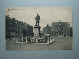 La Louvière - Statue Mairaux Et Hôtel De Ville - La Louvière