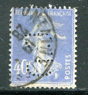 FRANCE- Y&T N°237- Oblitéré Et Perforé - Used Stamps