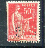 FRANCE- Y&T N°283- Neuf Avec Charnière * Et Perforé (restes De Papier Au Dos) - Unused Stamps