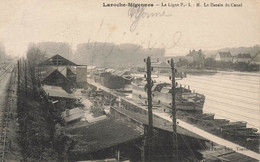 Laroche Migennes * Péniches * La Ligne P.L.M. , Le Bassin Du Canal * Batellerie Barge Chaland Péniche - Migennes