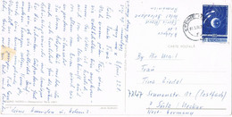 48910. Postal Panoramica Aerea EFORIE NORD (Rumania) 1966. Restaurante Perla Marii - Brieven En Documenten
