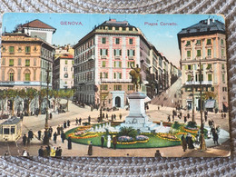 Italy Genova Piazza Corvetto  1914   A 223 - Genova (Genoa)