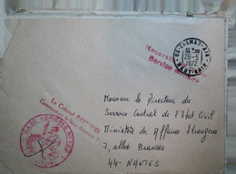 O 13   Lettre Ou Carte Postale En Fm BA 132 - Posta Aerea Militare