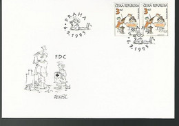 57716) Czech Republic FDC 6.9.1995 Praha Postmark Cancel - FDC