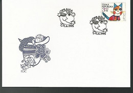 57720) Czech Republic FDC 1.6.1995 Praha Postmark Cancel - FDC