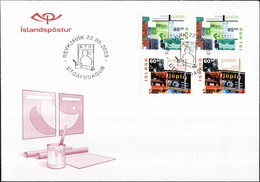 Islande - Island - Iceland FDC 2003 Y&T N°966d à 967g - Michel N°1038Dr à 1039Dl - EUROPA - FDC