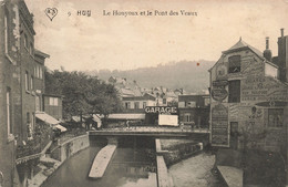 Belgique - Huy - Le Houyoux Et Le Pont Des Veaux - Garage E. Hubin - Rivière - Animé - Carte Postale Ancienne - Huy