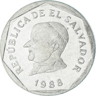 Monnaie, Salvador, 25 Centavos, 1988 - El Salvador