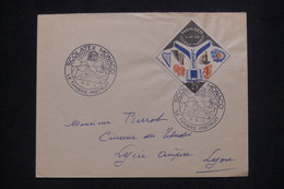 MONACO - Oblitération Temporaire Scolatex En 1959 Sur Enveloppe - L 140822 - Storia Postale