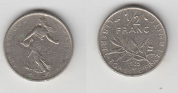 1/2 FR 1965 LEGENDE FINE - 1/2 Franc